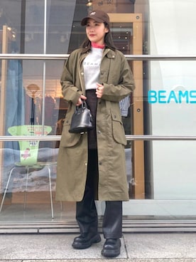 BEAMSさん（レディース・157cm）の冬コーディネート