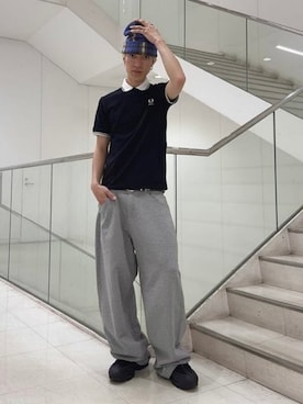 「BEAMS（ビームス）のアイテム（帽子）」を使った、BEAMSさん（メンズ・179cm）の夏コーディネート