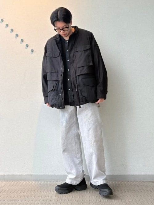 BEAMS（ビームス） ブルゾン アウター ワイドフィト バックサテン