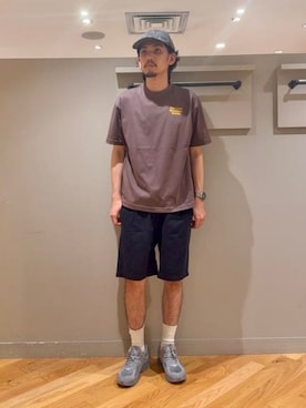 「MARMOT（マーモット）のアイテム」を使った、BEAMSさん（メンズ・182cm）の夏コーディネート