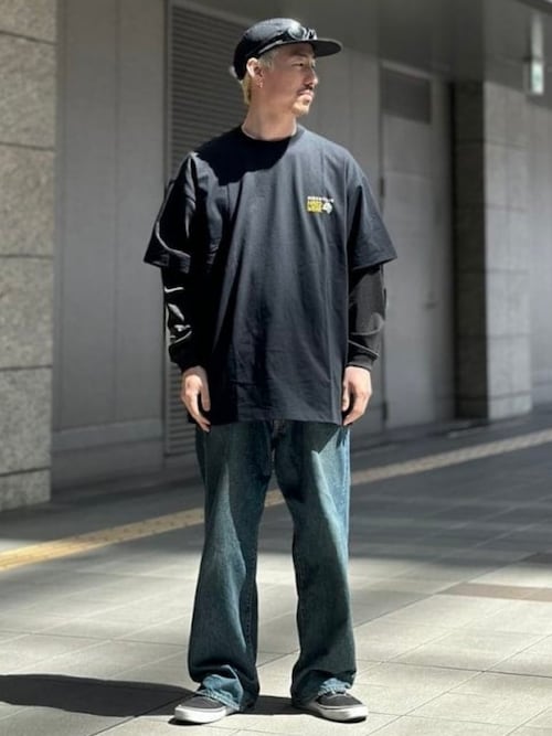 【関税込み】Solid Homme ブラック ハードウェア ミュール 別注】MOUNTAIN HARDWEAR / Absolute Zero Suit Tee（Tシャツ