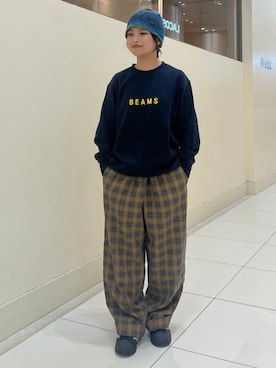 「BEAMS（ビームス）のアイテム」を使った、BEAMSさん（レディース・148cm）の秋コーディネート
