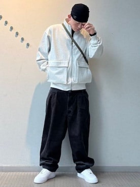 「BEAMS T（ビームスティー）のアイテム」を使った、BEAMSさん（メンズ・173cm）の冬コーディネート