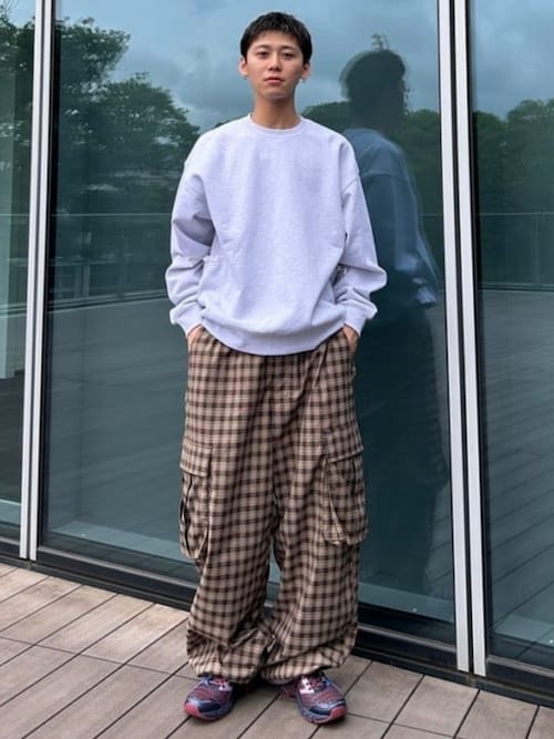 beams チェックカーゴパンツ 25ss 専用 BEAMS パンツ チェック