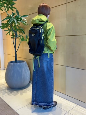 「BEAMS（ビームス）のアイテム（トートバッグ）」を使った、BEAMSさん（レディース・163cm）の秋コーディネート