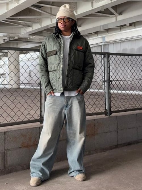 別注】UNIVERSAL OVERALL / キルト カバー コーチジャケット（ブルゾン