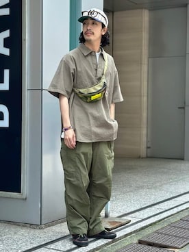 BEAMSさん（メンズ・169cm）の夏コーディネート