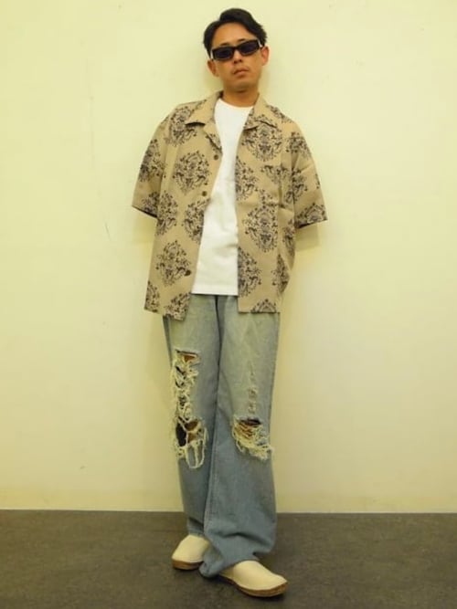 32 BEAMS 別注 Lee 101 クラッシュ デニムパンツ BEAMS（ビームス）【別注】Lee / 101 クラッシュ デニムパンツ