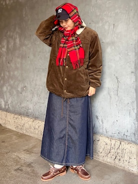 BEAMSさん（レディース・159cm）の冬コーディネート