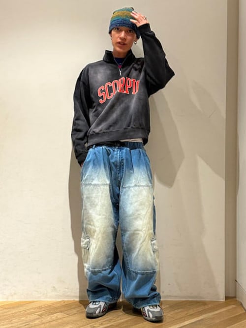 グラデーション ワッチキャップ（ニットキャップ/ビーニー