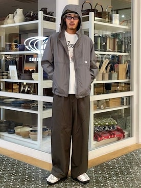 「BEAMS T（ビームスティー）のアイテム」を使った、BEAMSさん（メンズ・186cm）の秋コーディネート