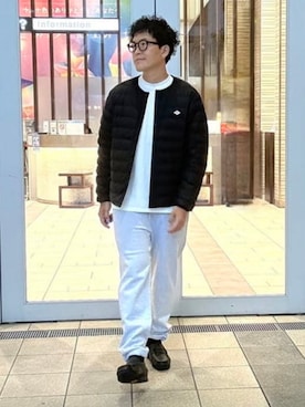 「Gramicci（グラミチ）の【別注】Gramicci / スウェット パンツ 26FW（スウェットパンツ、グレー系）」を使った、BEAMSさん（メンズ・167cm）の秋コーディネート