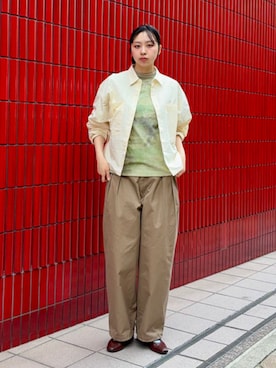 BEAMSさん（レディース・179cm）の春コーディネート