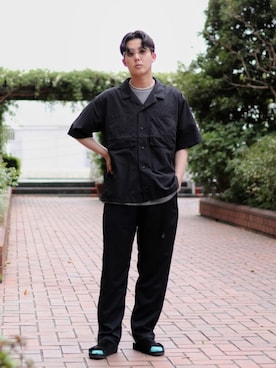 「WILD THINGS（ワイルドシングス）のアイテム（トップス）」を使った、BEAMSさん（メンズ・179cm）の春コーディネート
