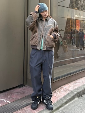 「BEAMS（ビームス）のアイテム」を使った、BEAMSさん（レディース・162cm）の秋コーディネート