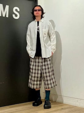 「BEAMS（ビームス）のアイテム（パンツ）」を使った、BEAMSさん（メンズ・170cm）の春コーディネート