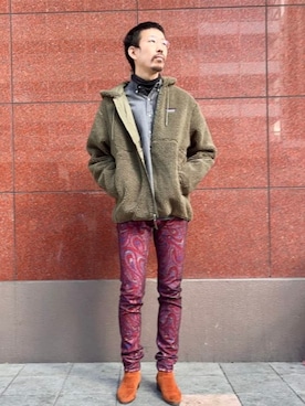 BEAMSさん（メンズ・185cm）の春コーディネート