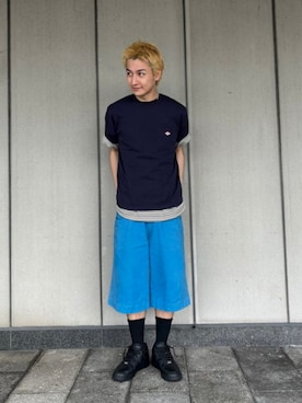 「BEAMS T（ビームスティー）のアイテム」を使った、BEAMSさん（メンズ・183cm）の春コーディネート