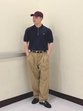 「BEAMS（ビームス）のアイテム（パンツ）」を使った、BEAMSさん（メンズ・168cm）の春コーディネート