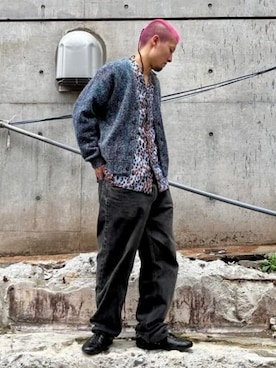 BEAMS（ビームス）の「□HARAPOS REALES / CREW NECK C/GN