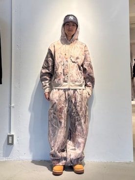 「アイテム（ブーツ、グリーン系）」を使った、BEAMSさん（メンズ・166cm）の秋コーディネート