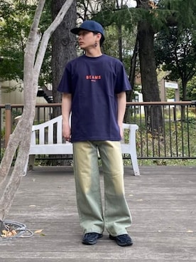 「BEAMS（ビームス）のアイテム」を使った、BEAMSさん（メンズ・170cm）の春コーディネート