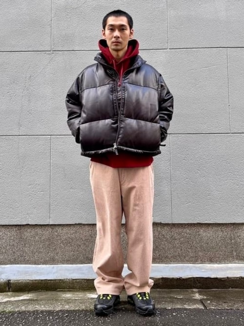 レザーライク ダウン ブルゾン（ダウンジャケット/コート）｜BEAMS