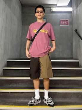 「Gramicci（グラミチ）の【別注】Gramicci / オール コンディション ショーツ 26SS（その他パンツ、その他）」を使った、BEAMSさん（メンズ・173cm）の夏コーディネート