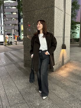 「アイテム（その他アウター）」を使った、KASAHARA_156cmさん（レディース・156cm）の秋コーディネート