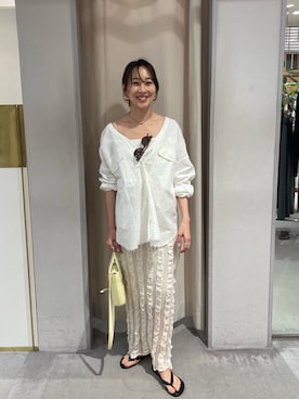 「ロンクスカート」｜KASAHARA_156cmさん（レディース・156cm）の夏コーディネート