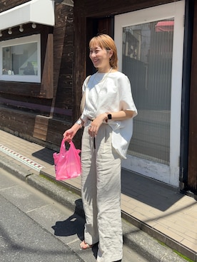 KASAHARA_156cmさん（レディース・156cm）の夏コーディネート