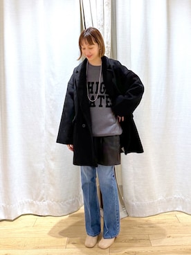 KASAHARA_156cmさん（レディース・156cm）の秋コーディネート