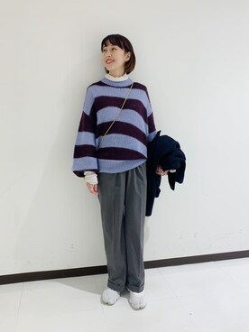 「Coming soon…」｜「アイテム（その他アウター）」を使った、KASAHARA_156cmさん（レディース・156cm）の冬コーディネート