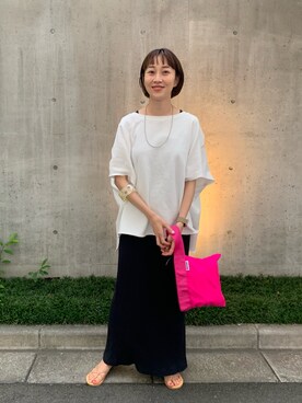 KASAHARA_156cmさん（レディース・156cm）の夏コーディネート