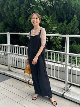 「秋」｜「アイテム（オールインワン・サロペット）」を使った、KASAHARA_156cmさん（レディース・156cm）の夏コーディネート