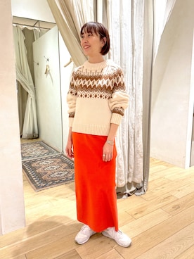 KASAHARA_156cmさん（レディース・156cm）の冬コーディネート