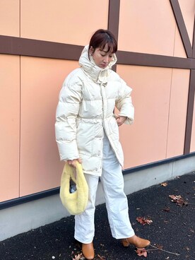 KASAHARA_156cmさん（レディース・156cm）の冬コーディネート