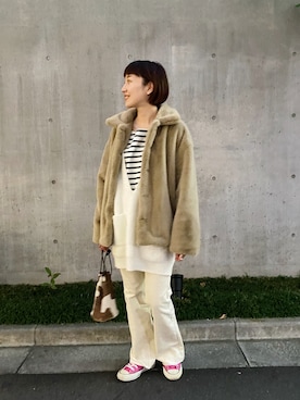 KASAHARA_156cmさん（レディース・156cm）の秋コーディネート