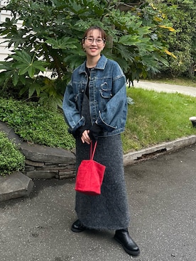 KASAHARA_156cmさん（レディース・156cm）の秋コーディネート