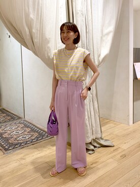 KASAHARA_156cmさん（レディース・156cm）の夏コーディネート