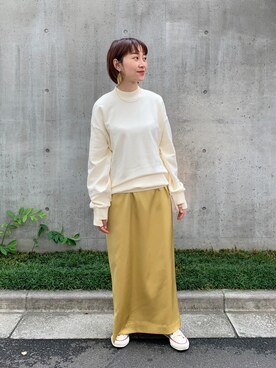 「Coming soon…」｜「アイテム（スウェット）」を使った、KASAHARA_156cmさん（レディース・156cm）の秋コーディネート