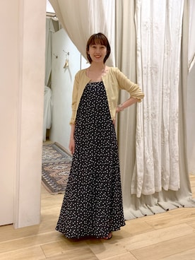 「アイテム（ドレス）」を使った、KASAHARA_156cmさん（レディース・156cm）の春コーディネート