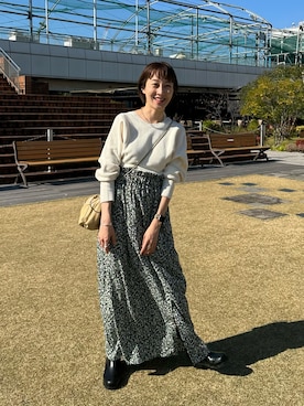 KASAHARA_156cmさん（レディース・156cm）の秋コーディネート