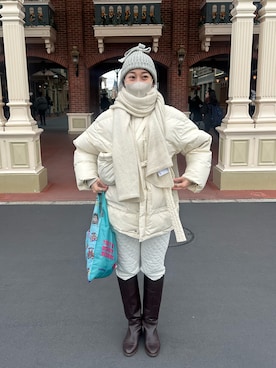 KASAHARA_156cmさん（レディース・156cm）の冬コーディネート