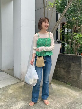 KASAHARA_156cmさん(レディース・156cm)の夏コーディネート