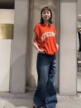 KASAHARA_156cmさん（レディース・156cm）の春コーディネート