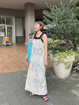 KASAHARA_156cmさん（レディース・156cm）の夏コーディネート