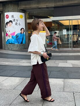 KASAHARA_156cmさん（レディース・156cm）の夏コーディネート