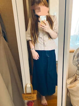 「シェリーモナ」｜yuuri🍫さん（レディース・151cm）の春コーディネート