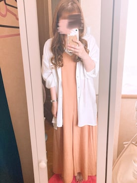 「OZOC（オゾック）のアイテム（ワンピース/ドレス）」を使った、yuuri🍫さん（レディース・151cm）の夏コーディネート